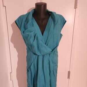 NWT BCBGMaxAzria Limited edition Asymmetrical Deep teal dress